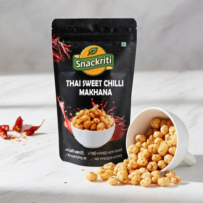 Thai Sweet Chilli Makhana (30GM) – Spicy, Tangy & Crunchy