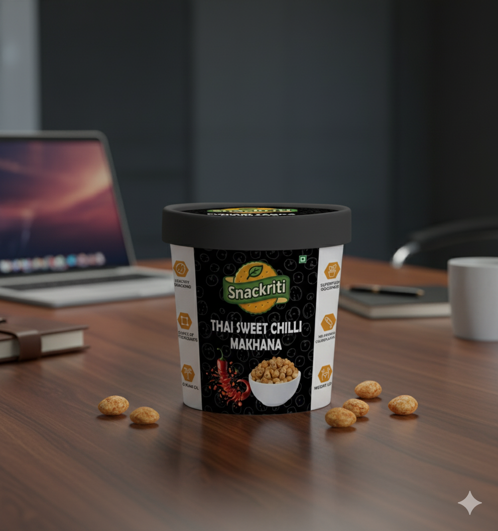 Thai Sweet Chili Makhana (30g) – Spicy, Sweet & Crunchy