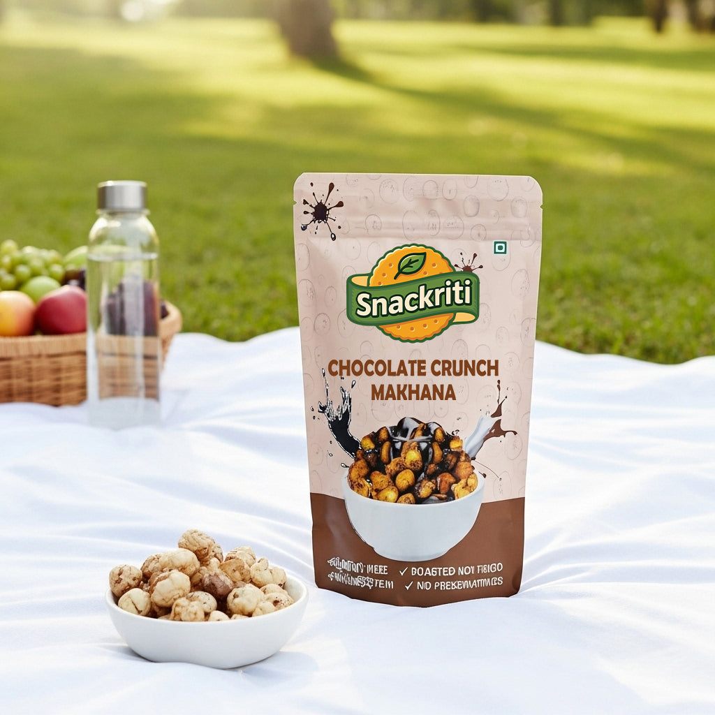 Chocolate Crunch Makhana (30GM)– Sweet, Crunchy & Decadent