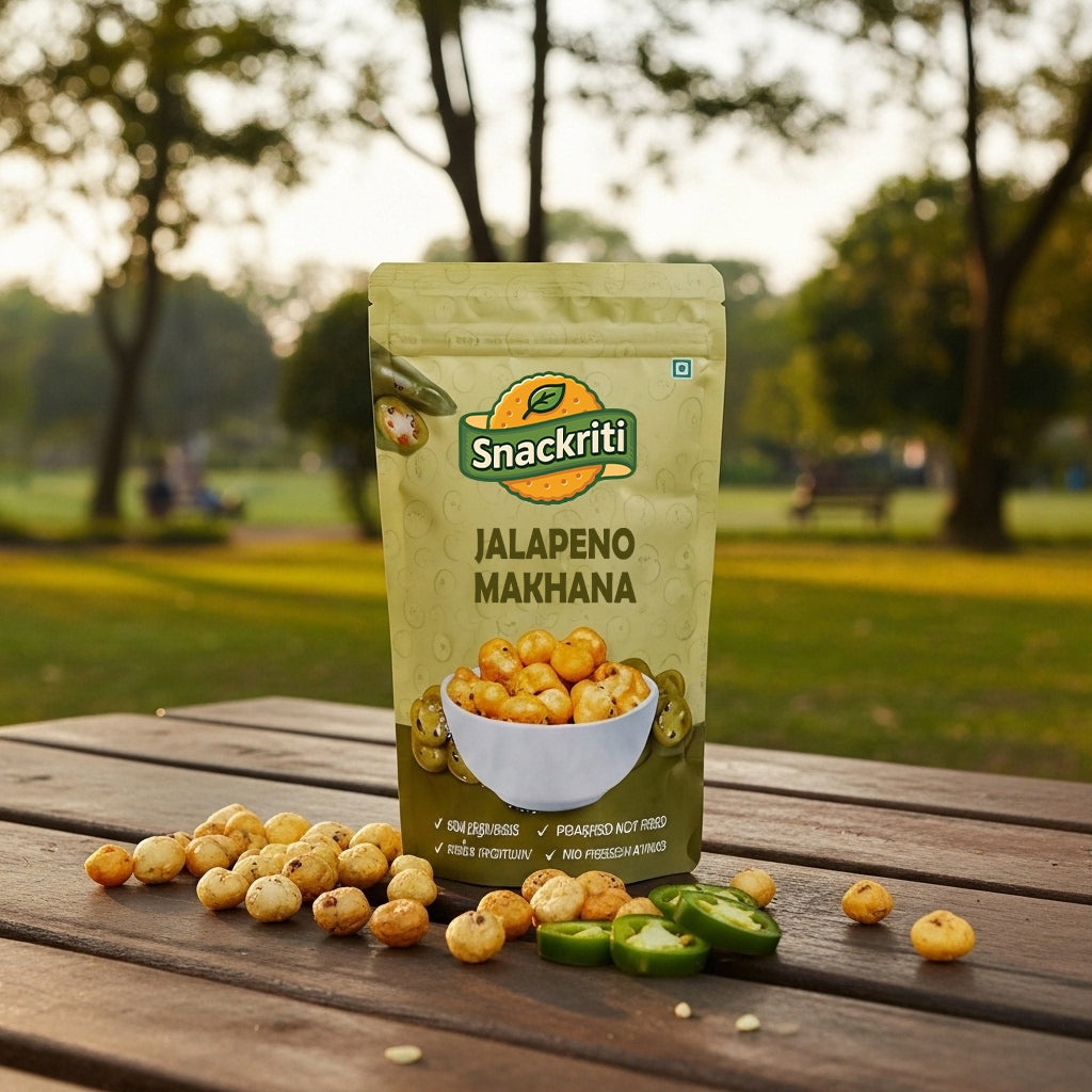 Jalapeno Makhana (30GM)– Spicy, Crunchy & Flavorful