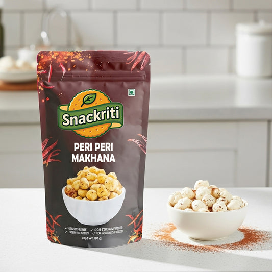 Peri Peri Makhana (50GM)-Spicy, Crunchy, and Full of Flavor