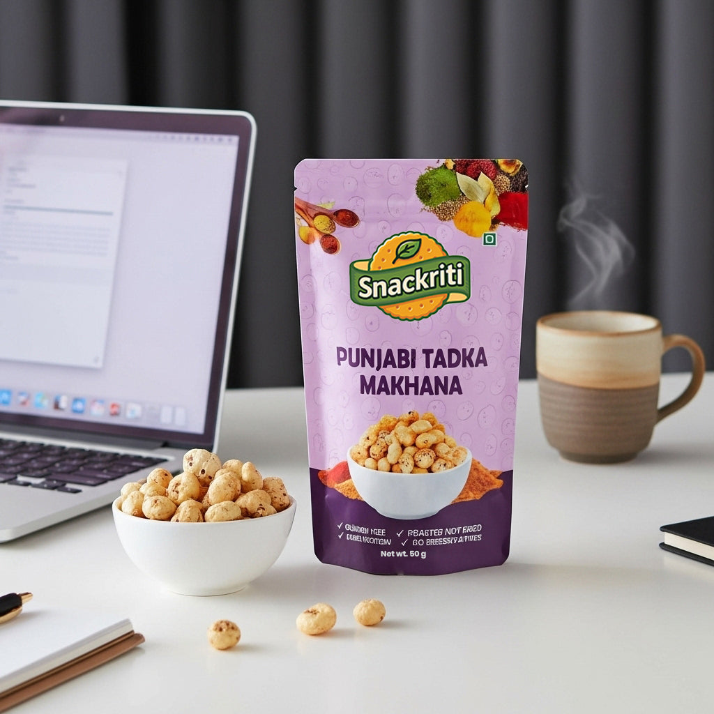 Punjabi Tadka Makhana (50GM)-Feel the Heat, Love the Crunch