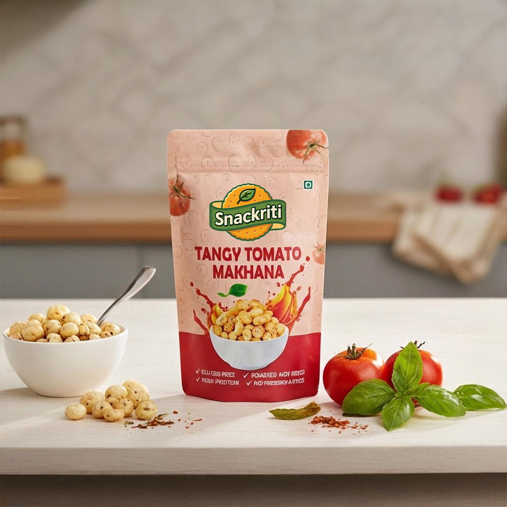Tangy Tomato Makhana (30GM) – Zesty, Crunchy & Healthy