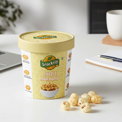 Snackriti Cheese Makhana (30 g) – Rich Cheese Taste & Light Crunch