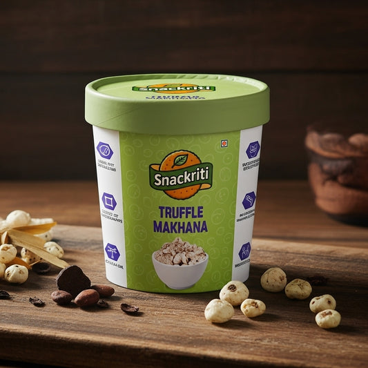 Snackriti Truffle Makhana (30 g) – Gourmet, Crunchy & Irresistible