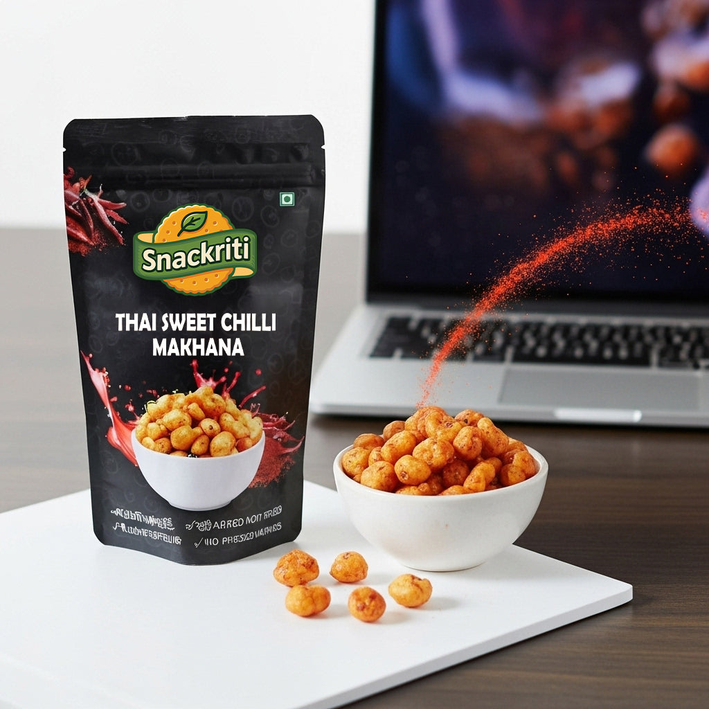 Thai Sweet Chilli Makhana (30GM) – Spicy, Tangy & Crunchy