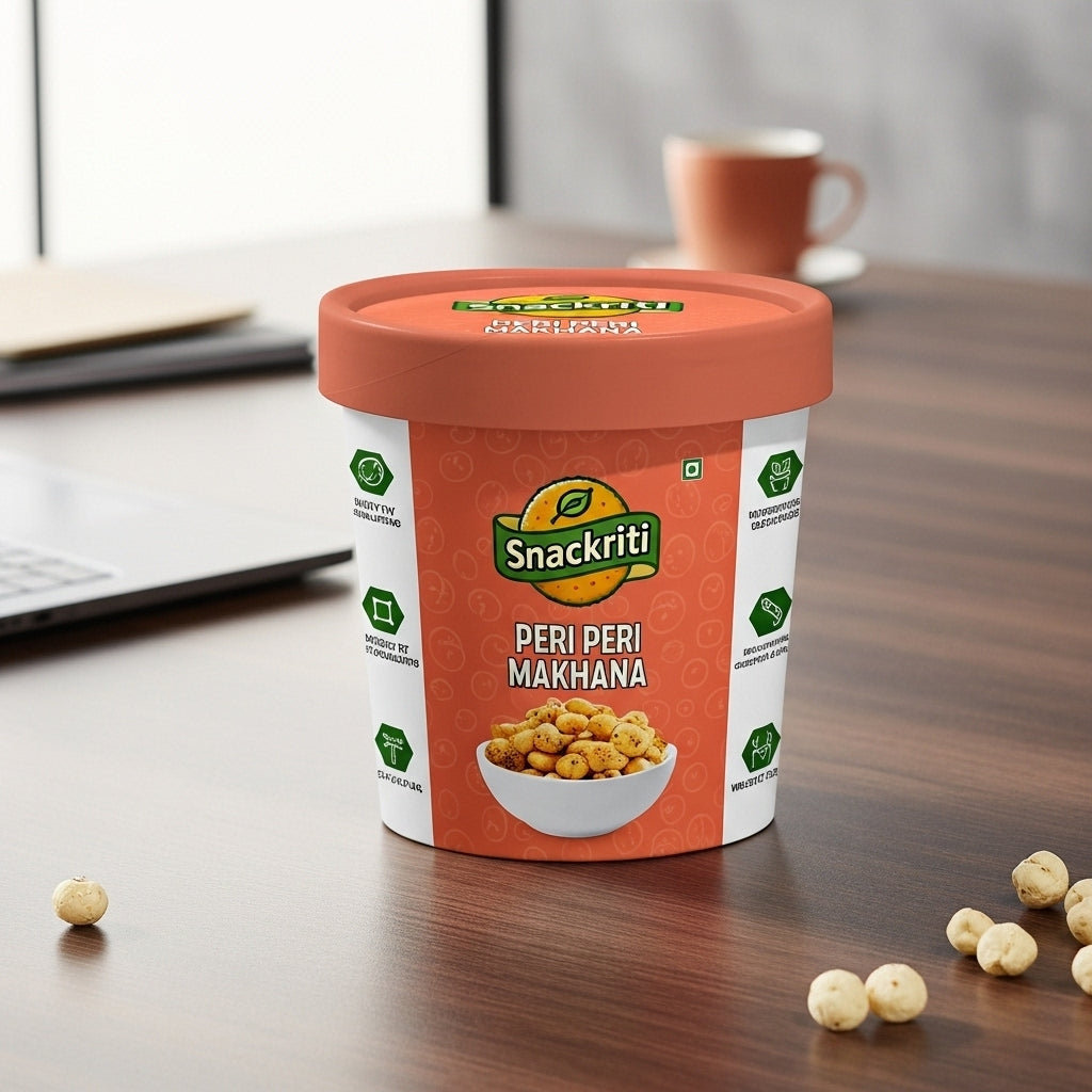 Peri Peri Makhana (30g) – Fiery, Crunchy & Addictively Spicy
