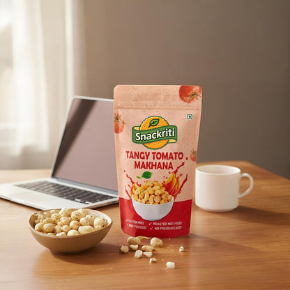 Tangy Tomato Makhana (30GM) – Zesty, Crunchy & Healthy