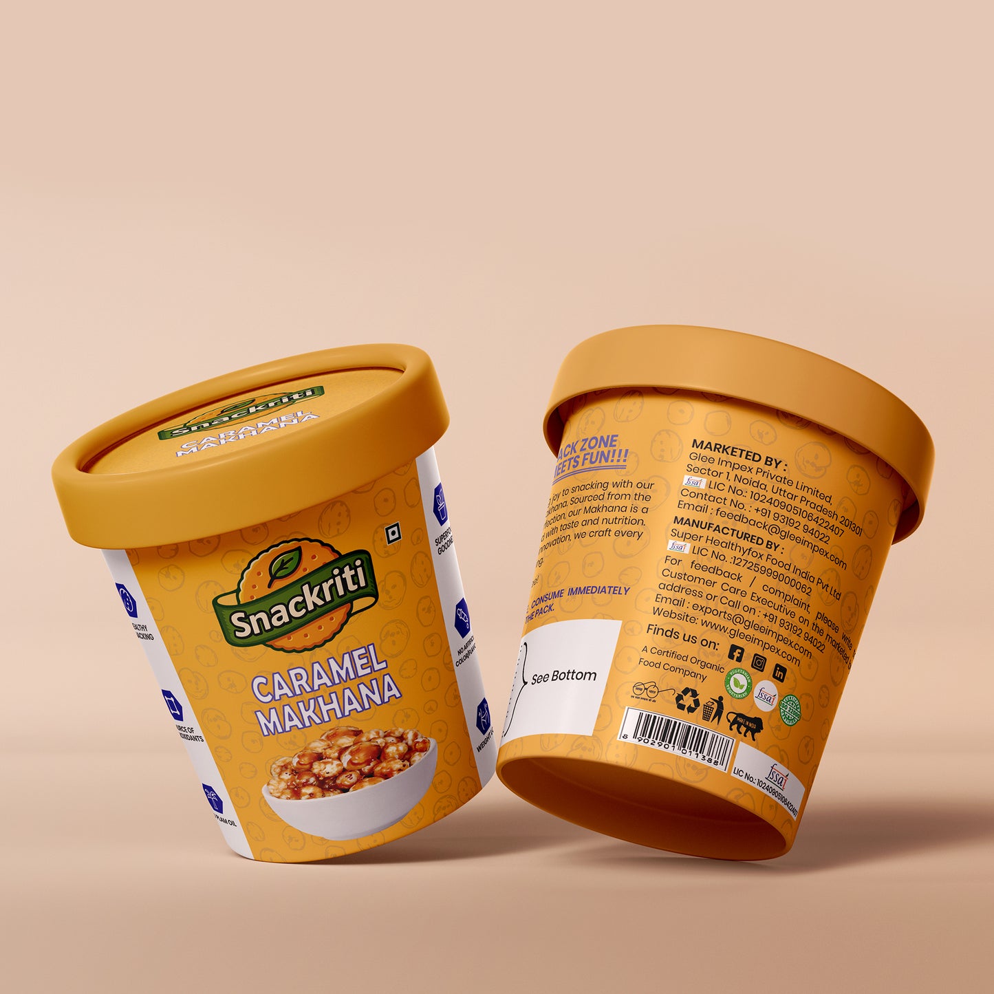 Caramel Makhana (30GM) – Sweet, Crunchy & Wholesome