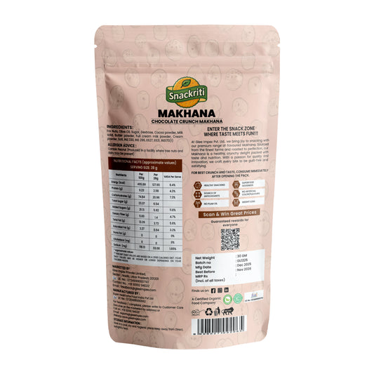 Chocolate crunch makhana (100g)