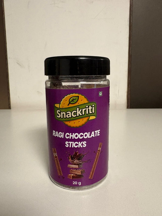 Snackriti Ragi Chocolate Sticks (30 g) – Nutritious & Delicious Finger Millet Bites