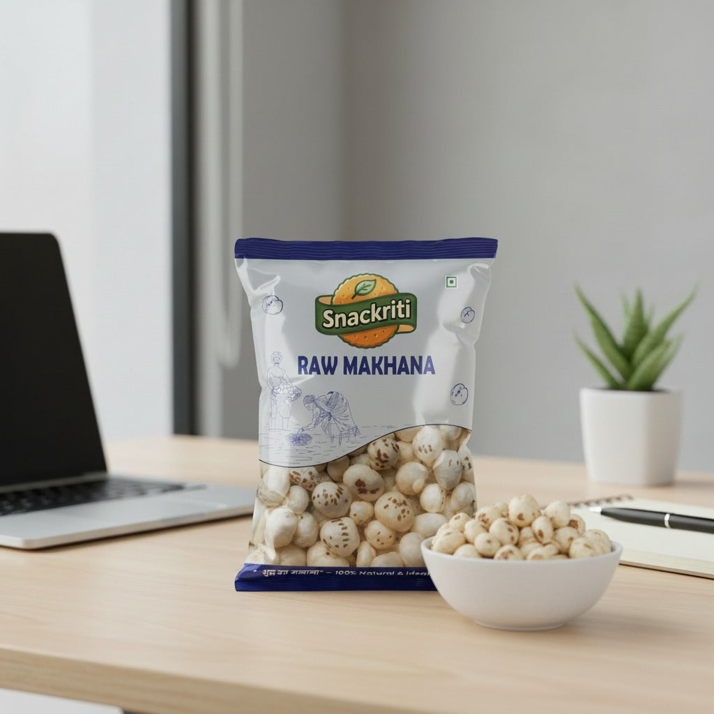 Snackriti Raw Makhana – Premium Quality, Natural & Healthy Superfood
