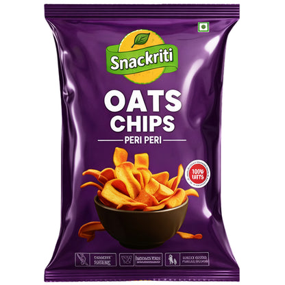 Snackriti Peri-Peri Oats Chips (50g)