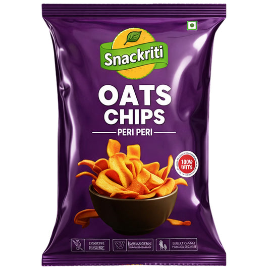 Snackriti Peri-Peri Oats Chips (50g)