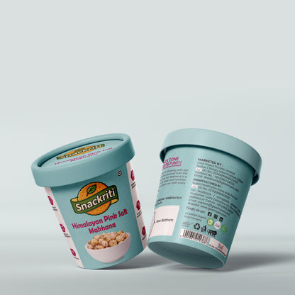 Snackriti Himalayan Pink Salt Makhana (30 g) – Light, Crunchy & Naturally Savory