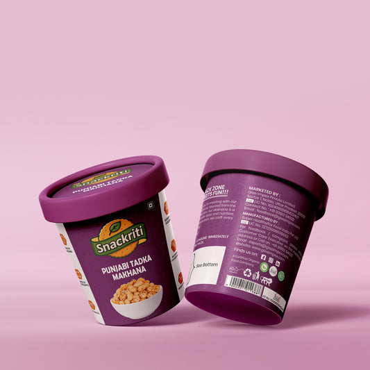 Snackriti Punjabi Tadka Makhana (30GM) – Bold, Spicy & Irresistibly Crunchy