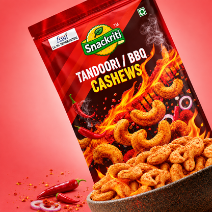 Snackriti Tandoori / BBQ Cashews (250g)