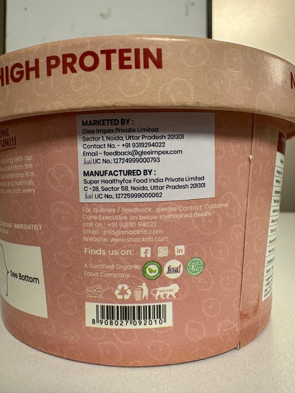 Tangy Tomato Makhana (30GM) – Zesty, Crunchy & Flavorful