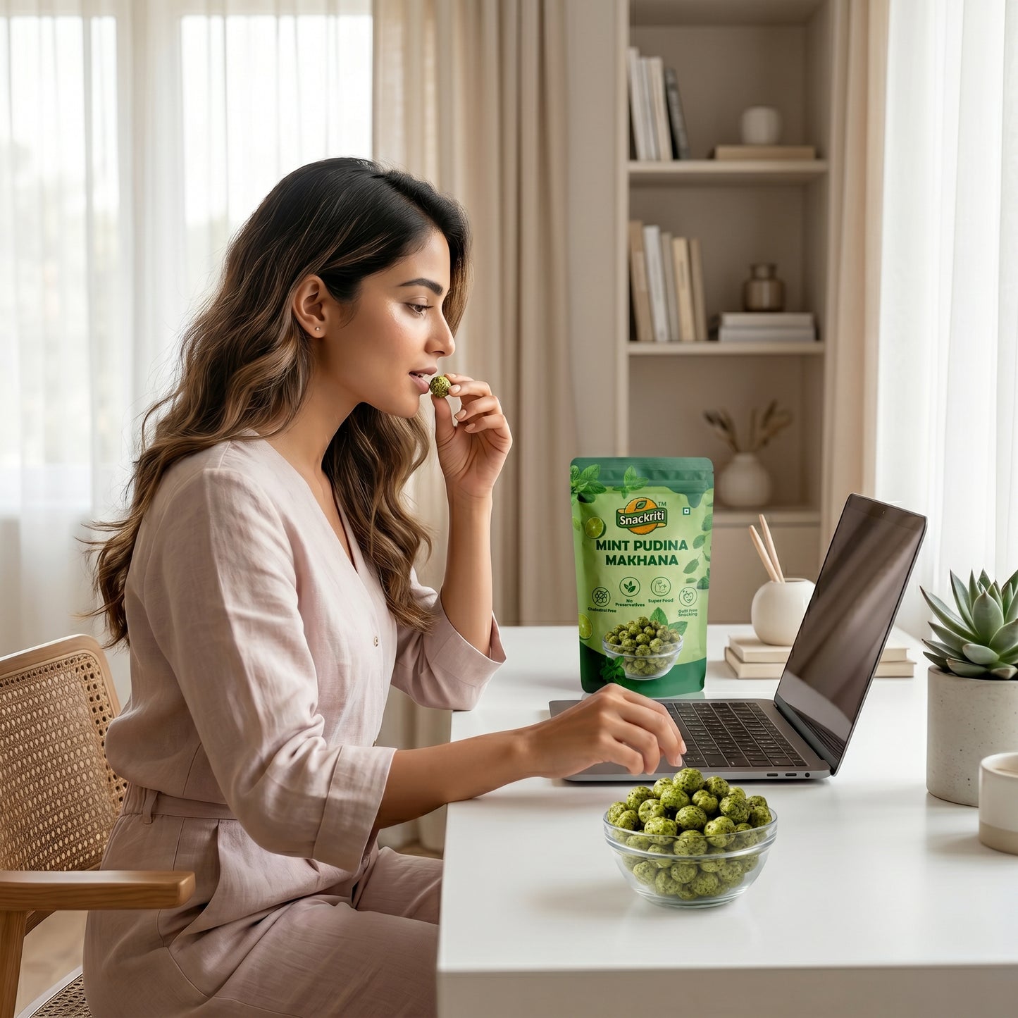 Mint pudina makhana (100g)