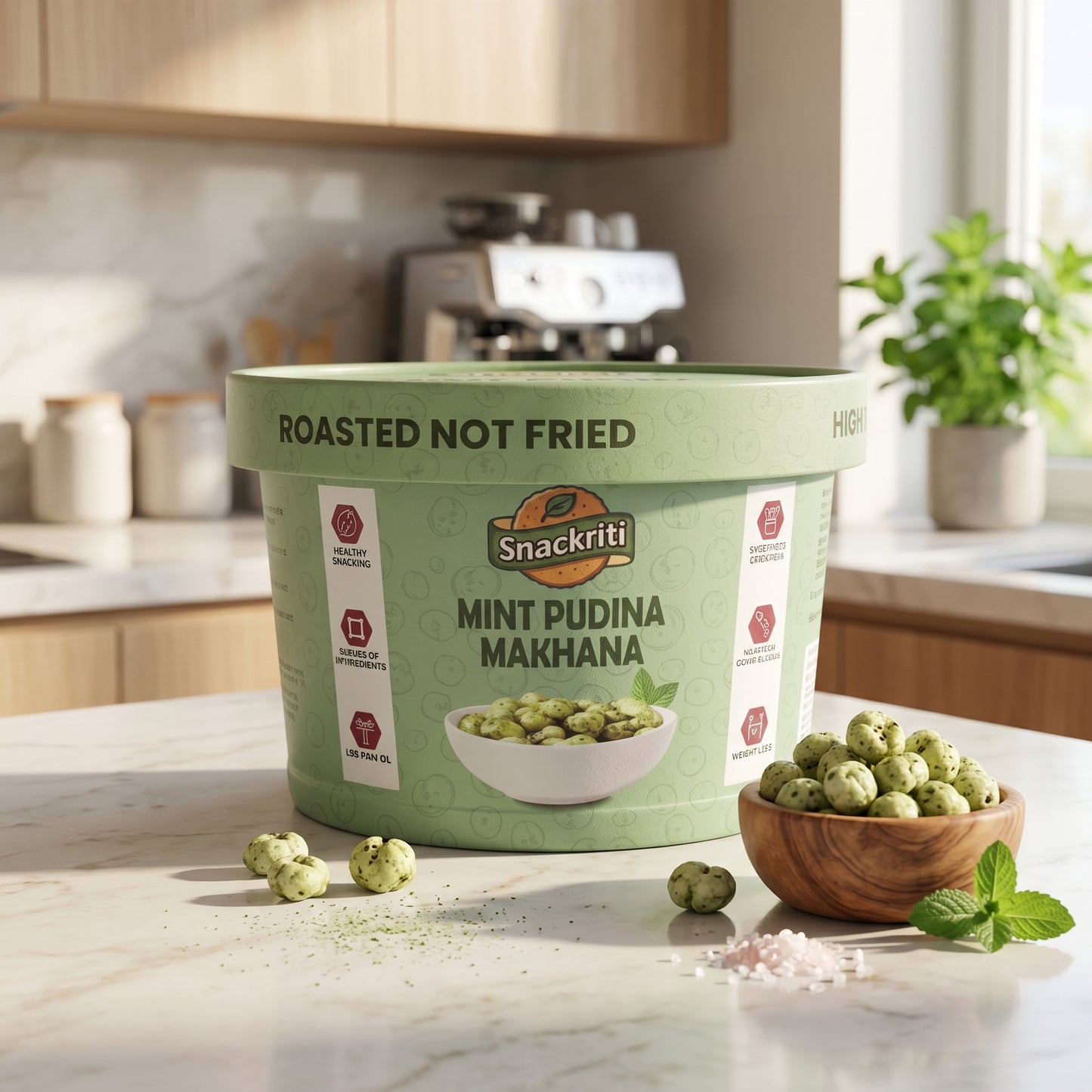 Snackriti Mint Pudina Makhana (30 g)