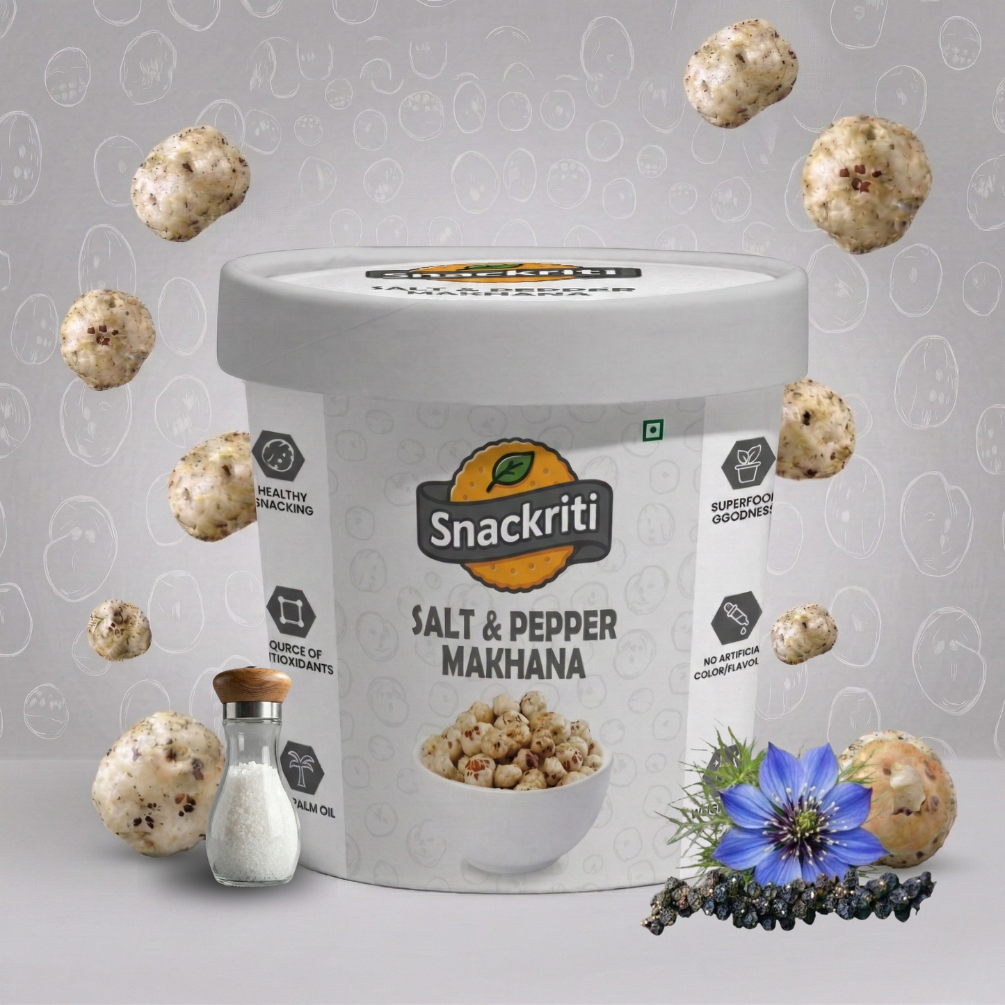 Salt & Pepper Makhana (30 g)