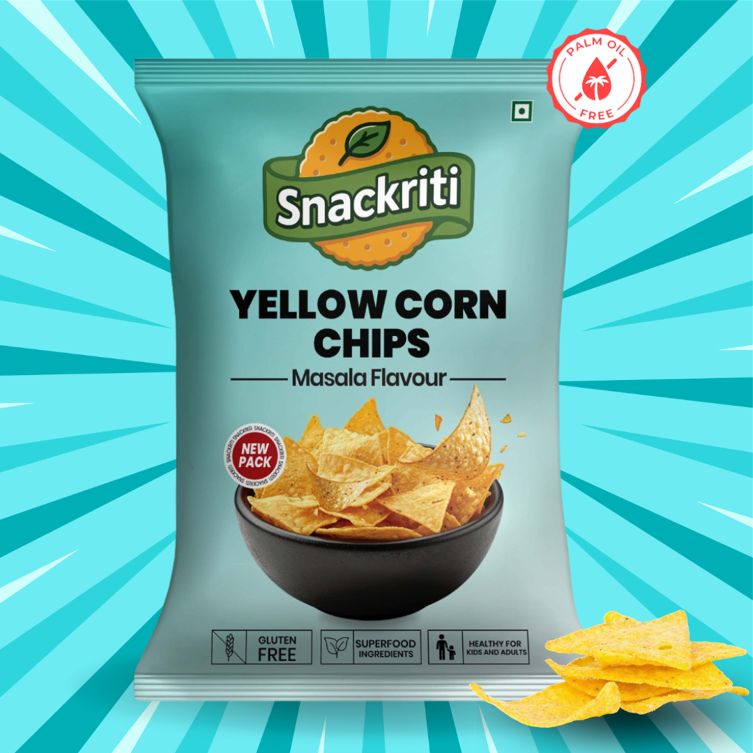 Snackriti Yellow Corn Chips (50g)