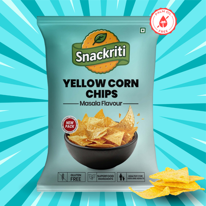 Snackriti Yellow Corn Chips (50g)