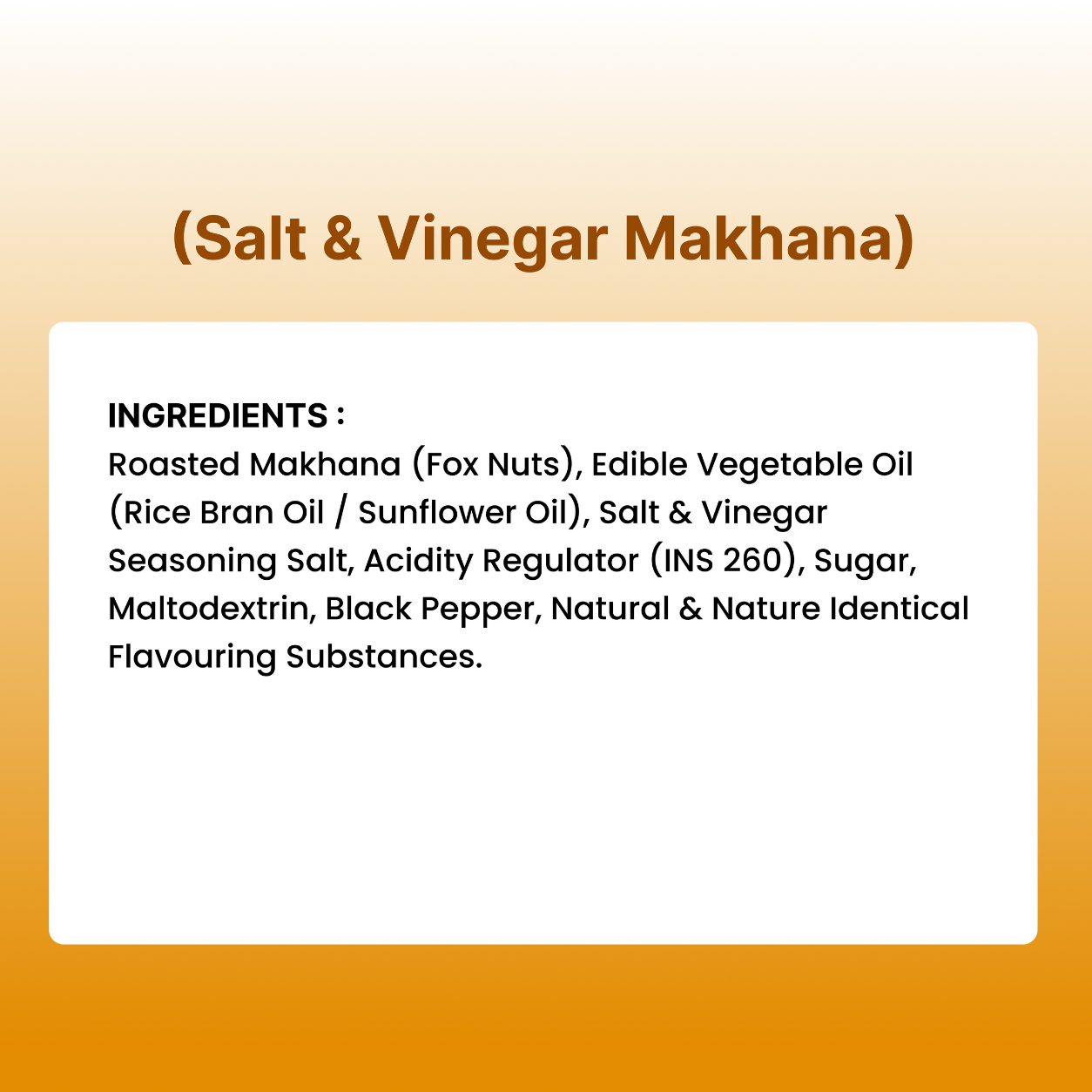 Salt & Vinegar makhana (100g)