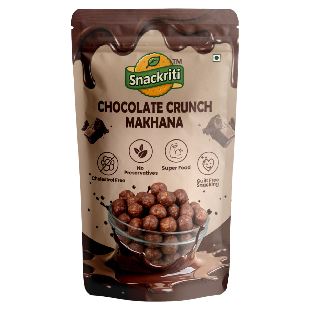 Chocolate crunch makhana (100g)