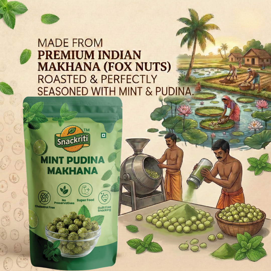 Mint Pudina Makhana  (50GM)
