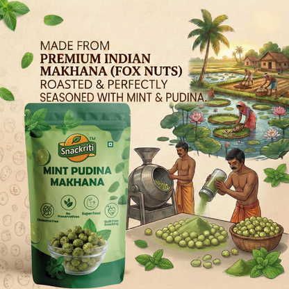 Mint Pudina Makhana  (50GM)