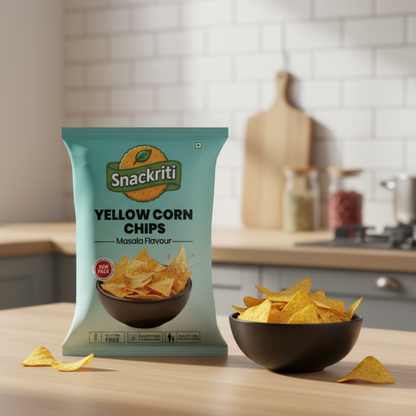 Snackriti Yellow Corn Chips (50g)