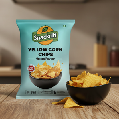 Snackriti Yellow Corn Chips (50g)