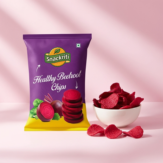 Snackriti Beetroot Chips – Healthy & Crispy Vegetable Snack