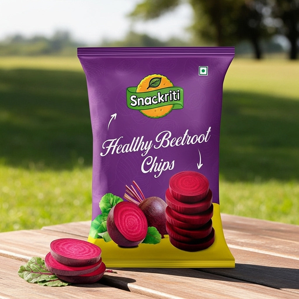 Snackriti Beetroot Chips – Healthy & Crispy Vegetable Snack