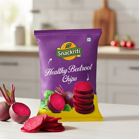 Snackriti Beetroot Chips – Healthy & Crispy Vegetable Snack