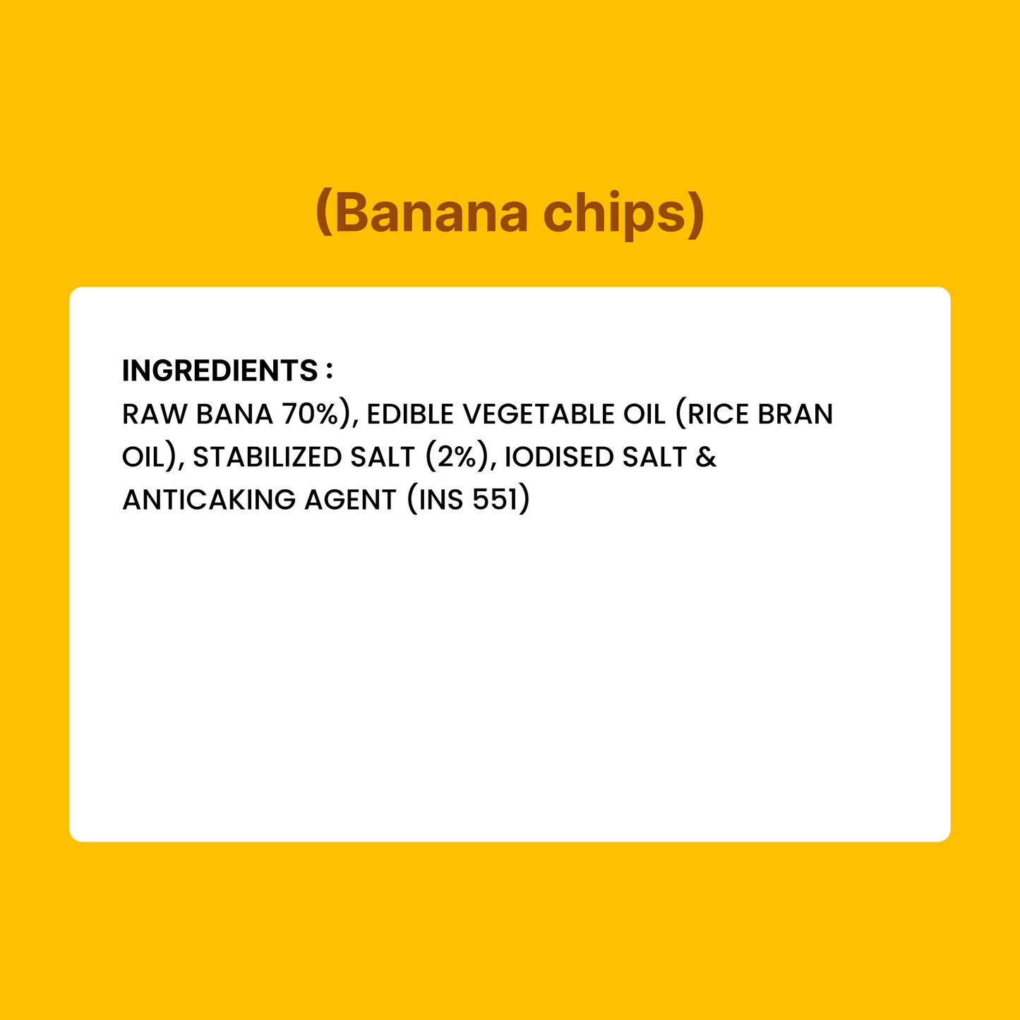 Snackriti Banana Chips (100g)