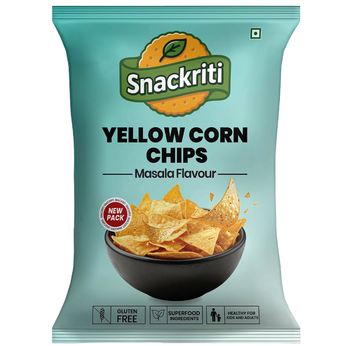 Snackriti Yellow Corn Chips (50g)