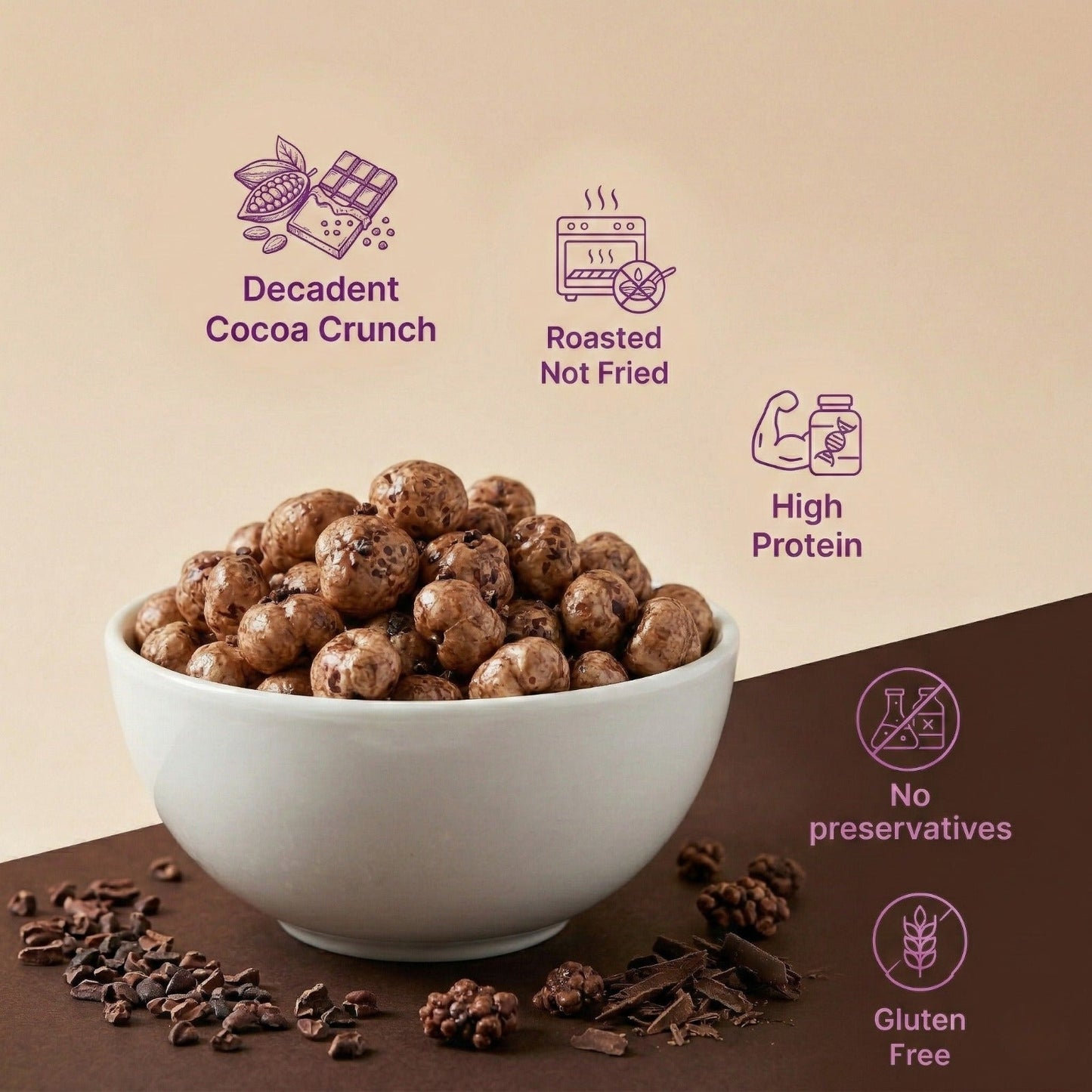 Chocolate Crunch Makhana (30GM)