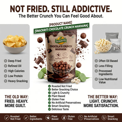 Chocolate crunch makhana (100g)