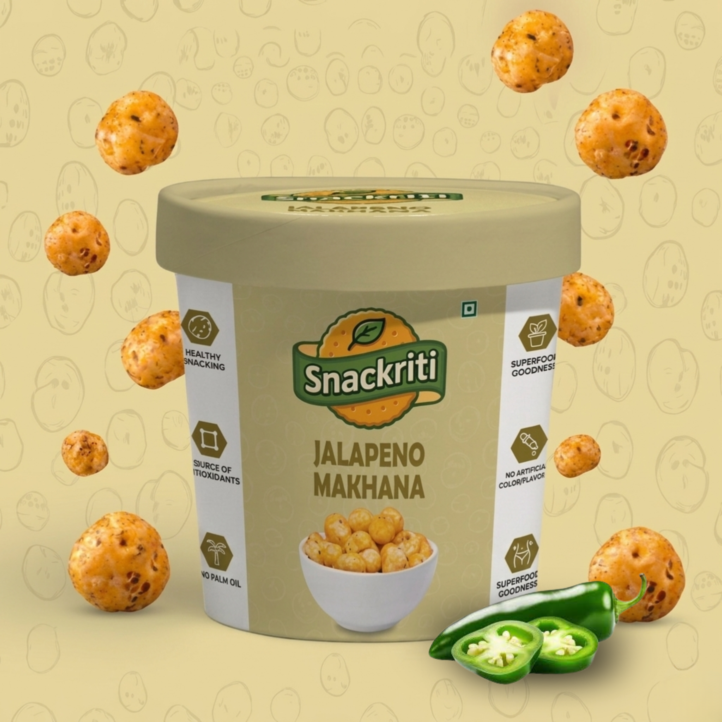 Jalapeno Makhana (30GM)