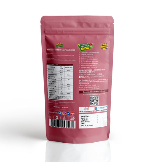 Himalyan pink salt makhana (100g)