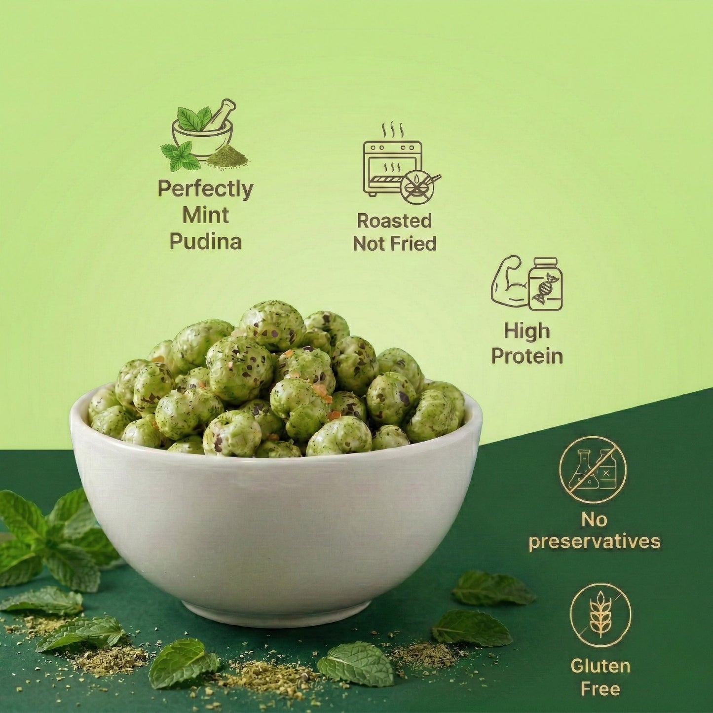 Mint Pudina Makhana  (50GM)