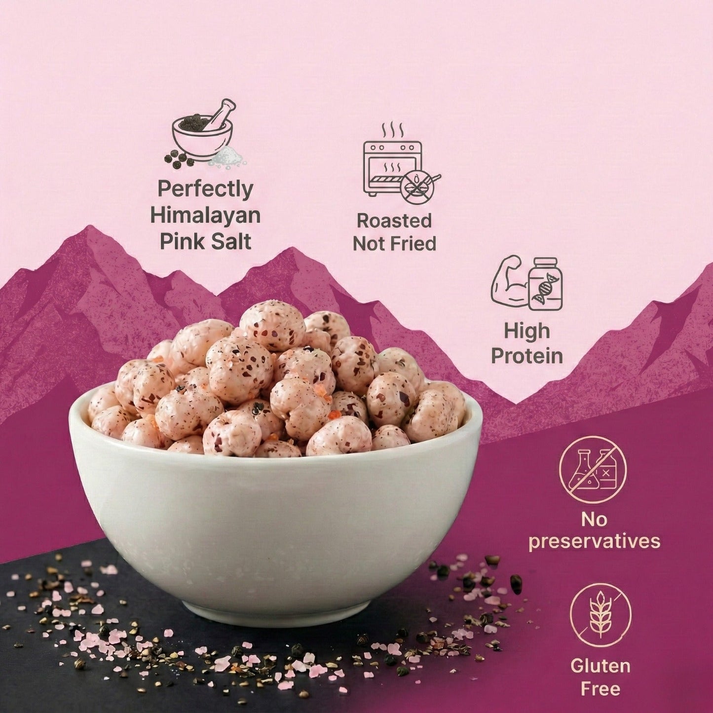 Himalayan Pink Salt Makhana (30GM)