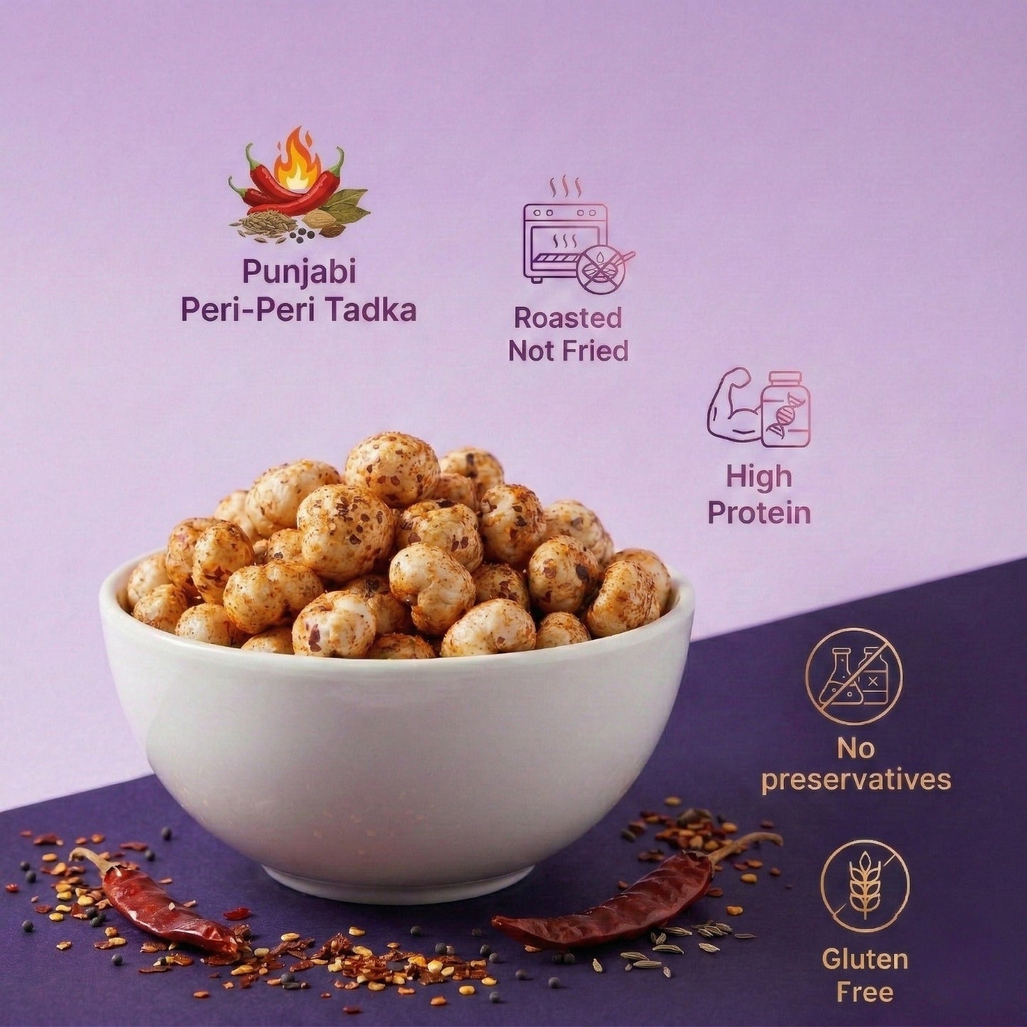 Punjabi Tadka Makhana (50GM)