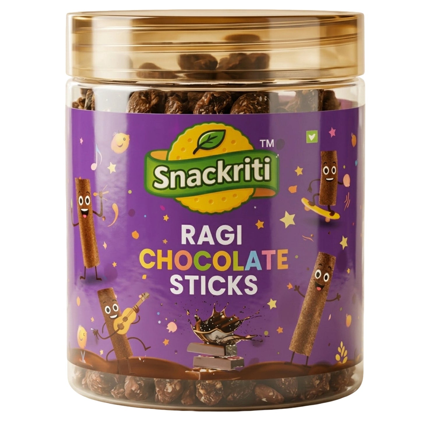 Snackriti Ragi Chocolate Sticks (50g)