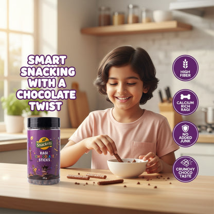 Snackriti Ragi Chocolate Sticks (20g)